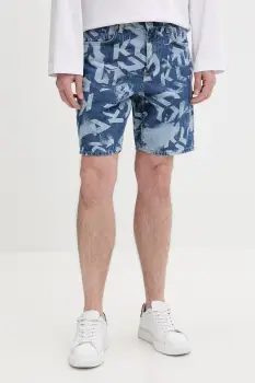 Karl Lagerfeld Jeans pantaloni scurti pentru barbati, din denim imagine