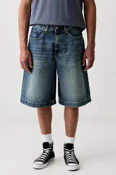 Karl Lagerfeld Jeans pantaloni scurti pentru barbati din denim imagine
