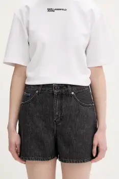 Karl Lagerfeld Jeans pantaloni scurti pentru femei, din bumbac imagine
