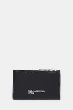 Karl Lagerfeld Jeans portofel culoarea negru, A3W32083 imagine