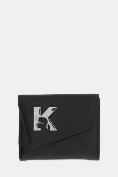 Karl Lagerfeld Jeans portofel de piele culoarea negru, A3W32068 imagine