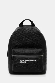 Karl Lagerfeld Jeans rucsac culoarea negru, mare, cu imprimeu, B1M30141 imagine