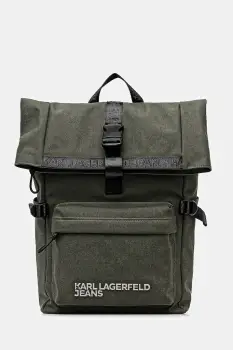 Karl Lagerfeld Jeans rucsac culoarea negru, mare, uni, A3M30246 imagine