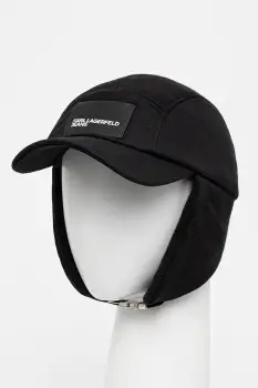 Karl Lagerfeld Jeans sapca culoarea negru, A4M33059 imagine