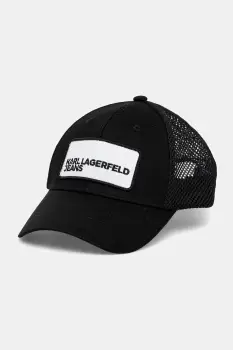 Karl Lagerfeld Jeans sapca culoarea negru, cu imprimeu, A2M33089 imagine
