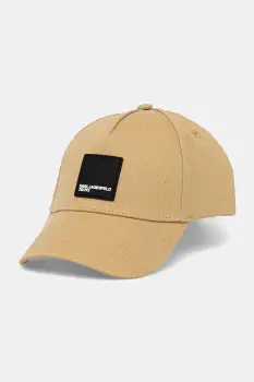 Karl Lagerfeld Jeans sapca de baseball din bumbac culoarea verde, uni, A1M33001 imagine