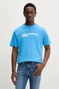 Karl Lagerfeld Jeans tricou barbatesc din bumbac imagine