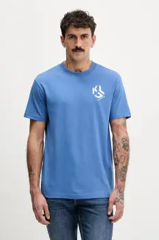 Karl Lagerfeld Jeans tricou culoarea negru, cu imprimeu, A2M17072 imagine