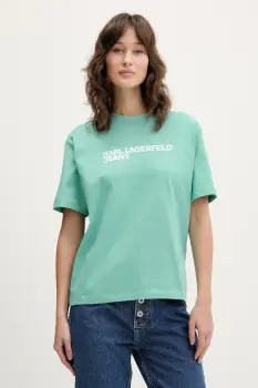 Karl Lagerfeld Jeans tricou de dama din bumbac imagine