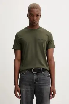 Karl Lagerfeld Jeans tricou din bumbac culoarea alb, cu imprimeu, A1M17003 imagine