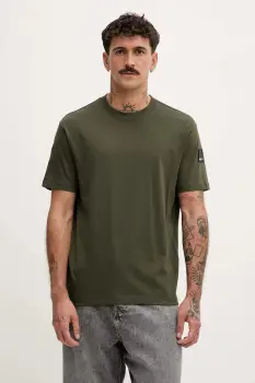 Karl Lagerfeld Jeans tricou din bumbac culoarea alb, uni, A3M17003 imagine