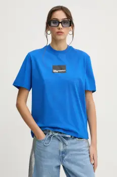 Karl Lagerfeld Jeans tricou din bumbac femei, A1W17006 imagine