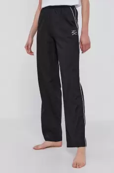 Karl Lagerfeld Pantaloni de pijama femei, culoarea negru imagine