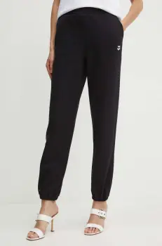 Karl Lagerfeld pantaloni de trening culoarea negru, neted, 245W1054 imagine