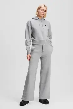 Karl Lagerfeld pantaloni de trening din bumbac culoarea gri, melanj, A3W10117 imagine