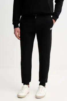 Karl Lagerfeld pantaloni de trening din bumbac culoarea negru, uni, 561917.705782 imagine