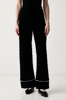 Karl Lagerfeld pantaloni pentru femei cu vascoza imagine