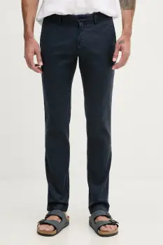 Karl Lagerfeld pantaloni regular pentru barbati, cu adaos de in imagine