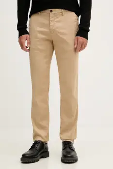 Karl Lagerfeld pantaloni regular pentru barbati, cu adaos de in imagine