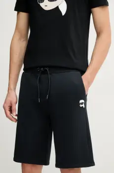 Karl Lagerfeld pantaloni scurti barbati, culoarea albastru marin, 552900.705014 imagine