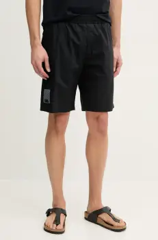 Karl Lagerfeld pantaloni scurti barbati, culoarea negru, 552600.265709 imagine