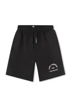 Karl Lagerfeld pantaloni scurti de baie copii culoarea negru, Z30411 imagine