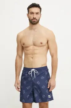 Karl Lagerfeld pantaloni scurti de baie culoarea bleumarin, A1M46060 imagine
