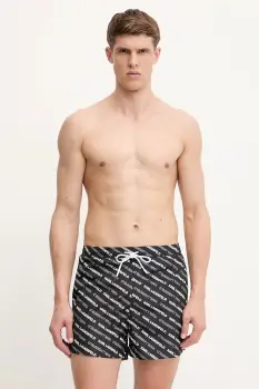 Karl Lagerfeld pantaloni scurti de baie culoarea negru, A2M46063 imagine