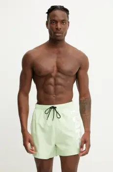 Karl Lagerfeld pantaloni scurti de baie culoarea turcoaz, A1M46013 imagine