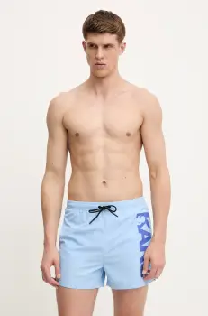 Karl Lagerfeld pantaloni scurti de baie culoarea turcoaz, A1M46013 imagine