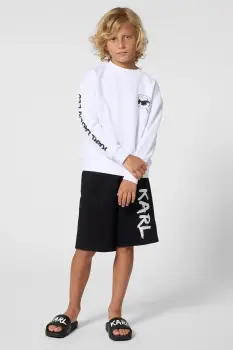 Karl Lagerfeld pantaloni scurti de trening pentru copii, din bumbac imagine