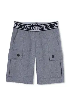 Karl Lagerfeld pantaloni scurti din bumbac pentru copii imagine