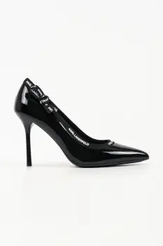 Karl Lagerfeld pantofi cu toc stiletto din piele Sarabande imagine