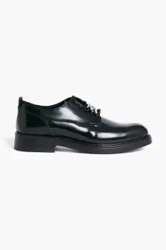 Karl Lagerfeld pantofi de piele BLAKE culoarea negru, cu toc plat, KL41425 imagine