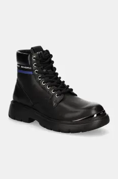Karl Lagerfeld pantofi MASON barbati, culoarea negru, KL13055 imagine