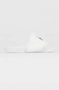 Karl Lagerfeld Papuci de casa culoarea alb imagine