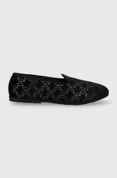 Karl Lagerfeld papuci de casa KLARA III culoarea negru, KL40040 imagine