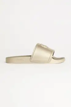 Karl Lagerfeld papuci KONDO 2.0 femei, culoarea auriu, KL80919M imagine