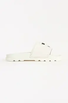 Karl Lagerfeld papuci KONDO TRED femei, culoarea alb, cu toc drept, KL80970N imagine