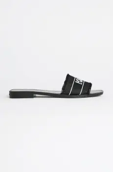 Karl Lagerfeld papuci SKOOT II femei, culoarea negru, KL80411 imagine