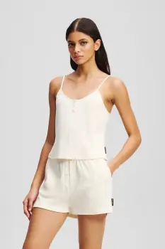 Karl Lagerfeld pijama culoarea bej, A3W45006 imagine