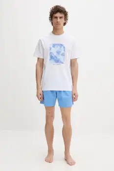 Karl Lagerfeld pijama din doua piese pentru barbati, din bumbac cu elastan imagine