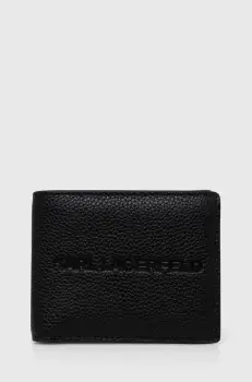 Karl Lagerfeld portofel barbati, culoarea negru imagine