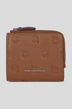 Karl Lagerfeld portofel culoarea maro, A3W32007 imagine