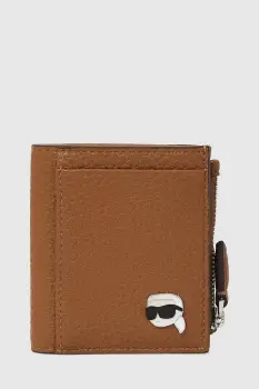 Karl Lagerfeld portofel culoarea maro, A4W32005 imagine