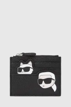 Karl Lagerfeld portofel culoarea negru, A4W32079 imagine