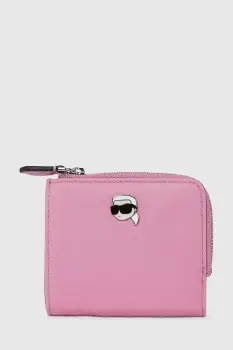 Karl Lagerfeld portofel culoarea roz, A4W32012 imagine