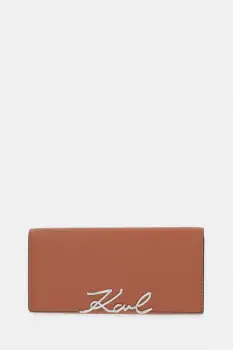 Karl Lagerfeld portofel de dama din piele K/SIGNATURE imagine