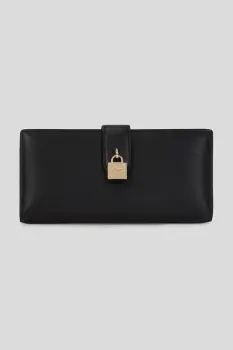 Karl Lagerfeld portofel de piele culoarea negru, A3W32040 imagine