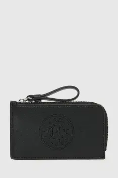 Karl Lagerfeld portofel de piele culoarea negru, A4W32024 imagine